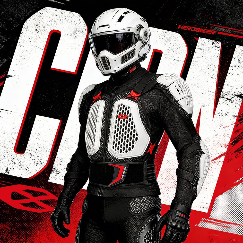 Motorcycle Gear Mens - Jaqueta de Motocicleta Masculina com Proteção