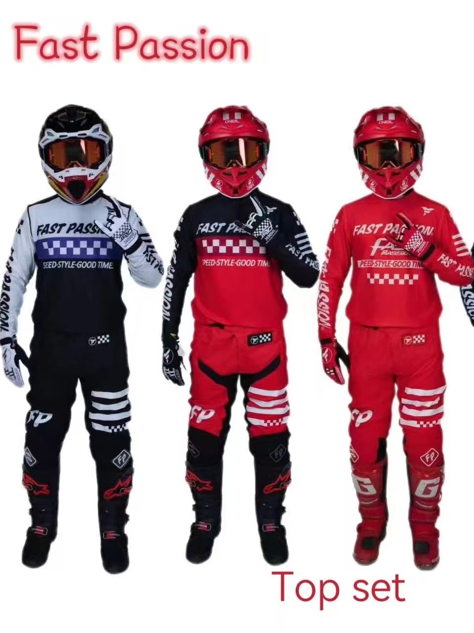 Motorcycle Gear Full Suit - 2025 fastpassion para fox motocross conjunto