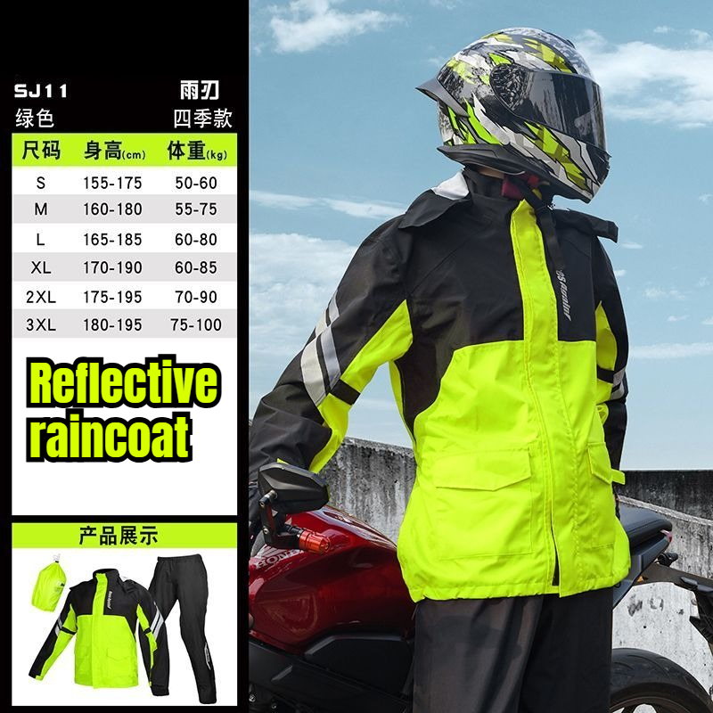 Motorcycle Gear Full Suit - Terno de chuva para motocicleta, tipo