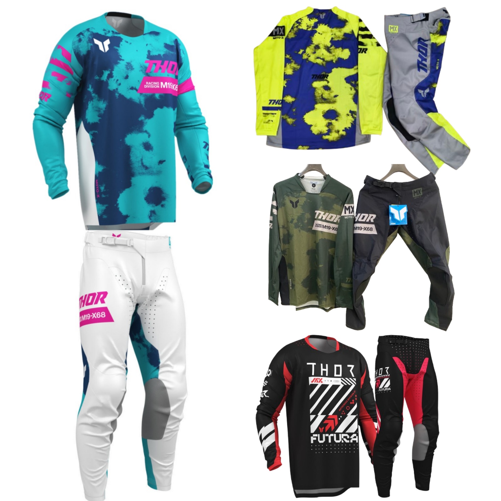 Motorcycle Gear Bundle - Conjunto de equipamentos de motocross top