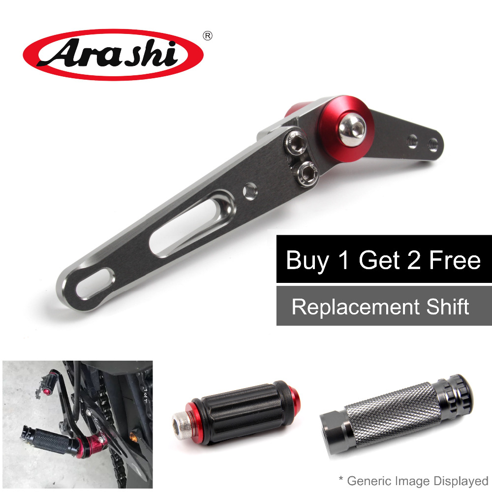 Motorcycle Gear Selector - Arashi ajustável rearsets substituição mudança ligação