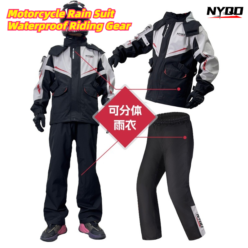 Motorcycle Gear Full Suit - Conjunto de Roupa de Chuva para