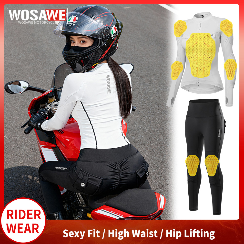 Motorcycle Gear Full Suit - Conjunto de Jaqueta e Calças para
