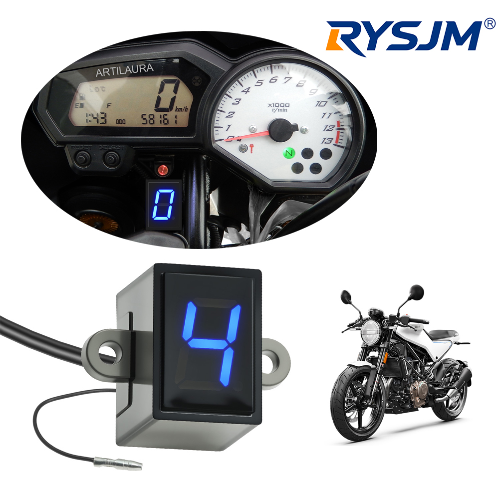 Motorcycle Gear Selector - Indicador Digital de Marcha Universal para