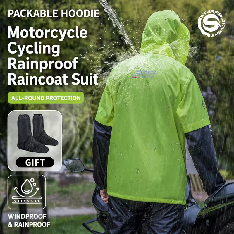 Motorcycle Gear Mens - Conjunto de Capa de Chuva para