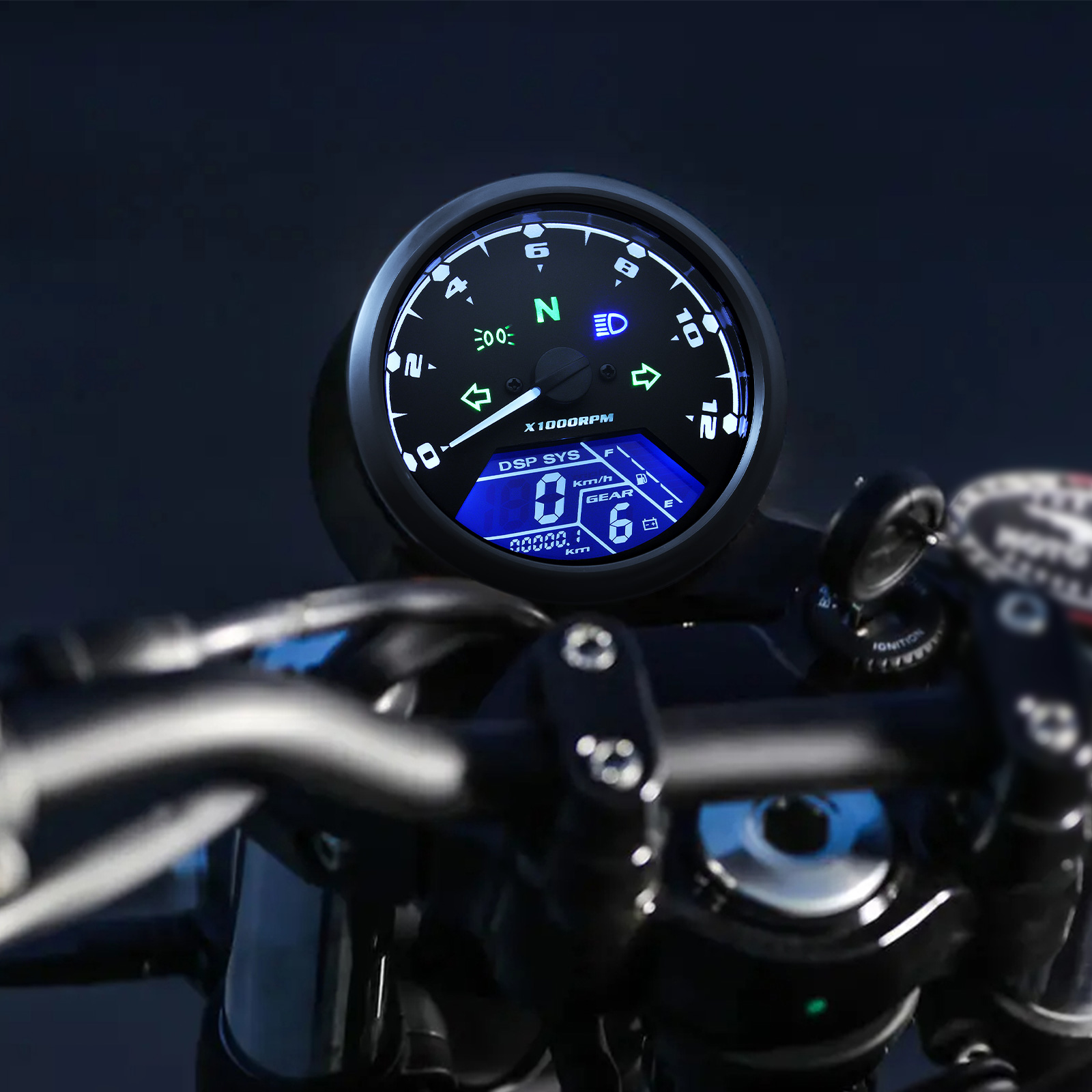Velocímetro Digital Universal  - Motorcycle Gear Selector avaliação e preço