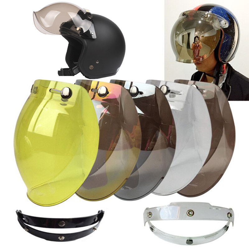 Viseira bolha para capacete de - Motorcycle Gear Vintage avaliação e preço