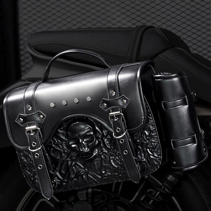 1pc crânio motocicleta saco la - Motorcycle Gear Essentials avaliação e preço